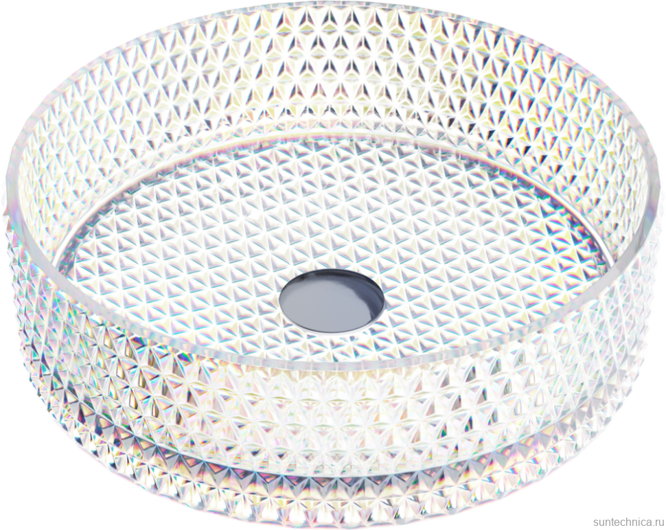 Накладная раковина Ceramicanova Cristal CN6059 неон