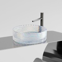 Накладная раковина Ceramicanova Cristal CN6059 неон