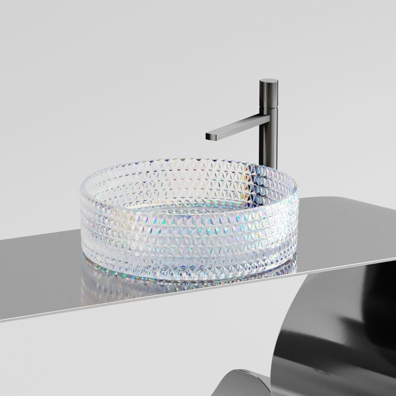 Накладная раковина Ceramicanova Cristal CN6059 неон