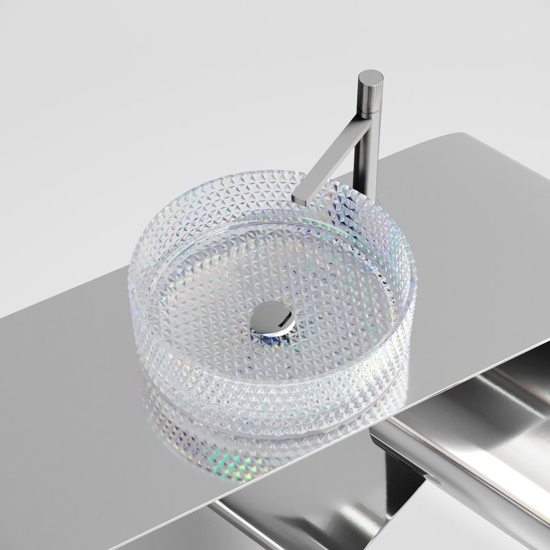 Накладная раковина Ceramicanova Cristal CN6059 неон