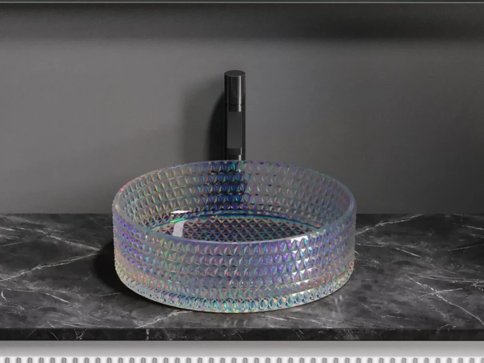 Накладная раковина Ceramicanova Cristal CN6059 неон