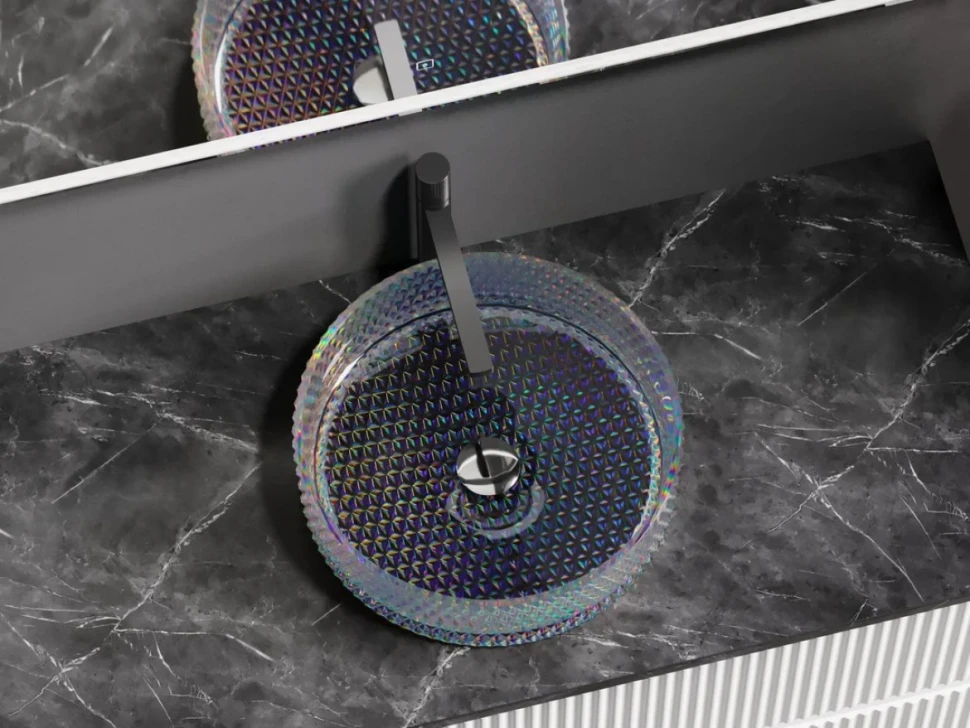 Накладная раковина Ceramicanova Cristal CN6059 неон