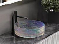 Накладная раковина Ceramicanova Cristal CN6059 неон