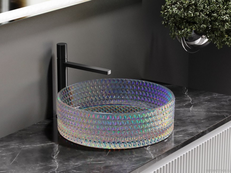 Накладная раковина Ceramicanova Cristal CN6059 неон