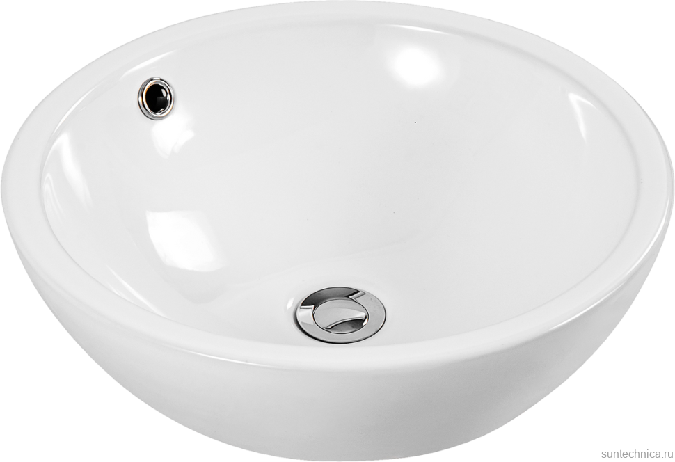 Накладная раковина AQUATEK AQ5354-00 глянцевая белая
