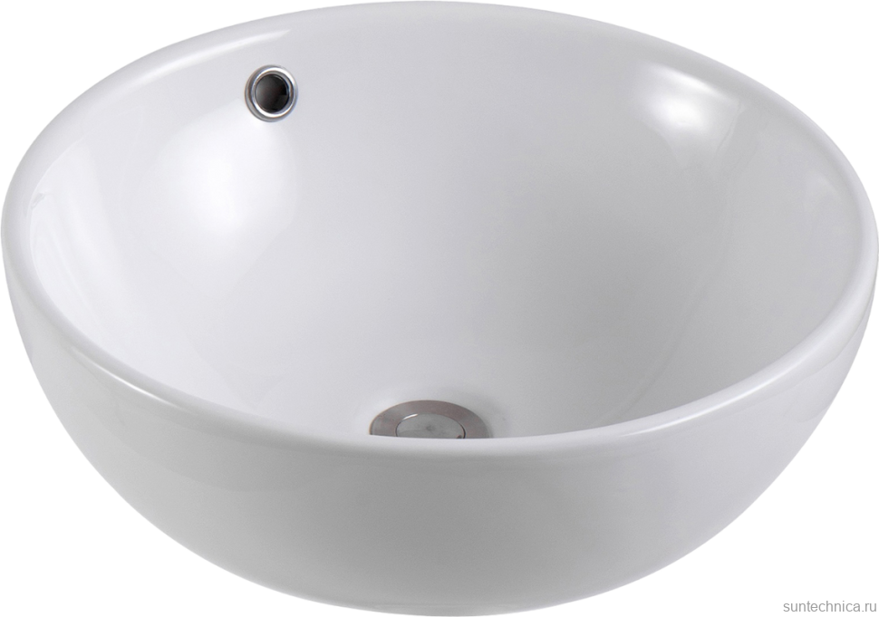 Накладная раковина AQUATEK AQ5354-00 глянцевая белая