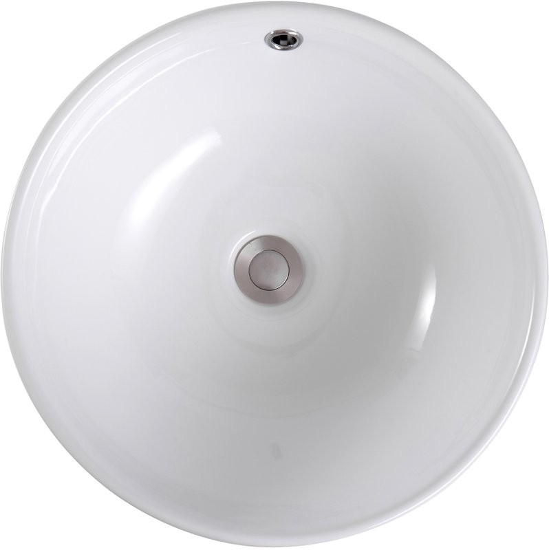Накладная раковина AQUATEK AQ5354-00 глянцевая белая