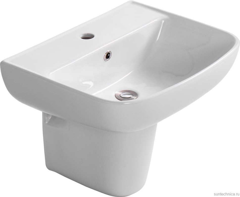 Раковина AQUATEK AQ5430-00 с полупьедесталом