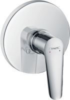 Душевой комплект Смеситель Hansgrohe Logis E 71608000 + Гарнитур Vernis Blend 26275000 + Подключение FixFit 27454000