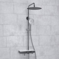 Душевая стойка Wasserkraft Aller A113.116.127.CH Thermo с термостатом, хром