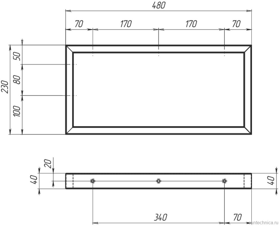 Мебель для ванной комнаты 1MarKa Grunge Loft 100 бетон темно-серый