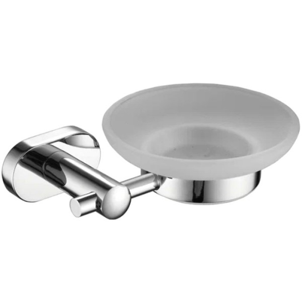 Мыльница Shevanik SG51 SG5103 настенная, стеклянная, хром