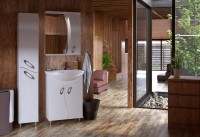 Тумба под раковину без столешницы Corozo Наина 60 напольная, белая