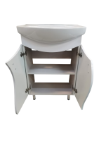 Тумба под раковину без столешницы Corozo Наина 60 напольная, белая