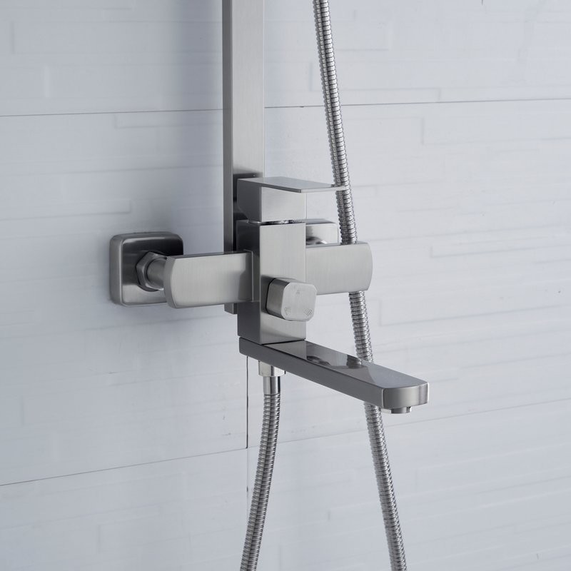 Душевая стойка Shevanik S7036L сатин