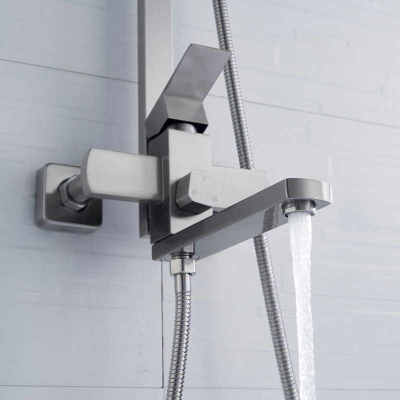 Душевая стойка Shevanik S7036L сатин