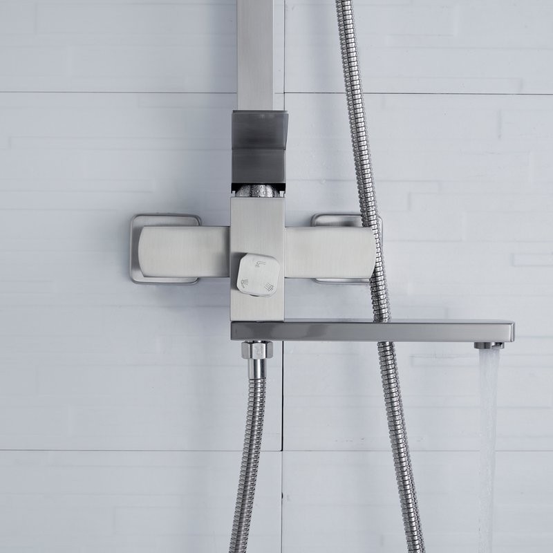 Душевая стойка Shevanik S7036L сатин