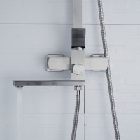 Душевая стойка Shevanik S7036L сатин