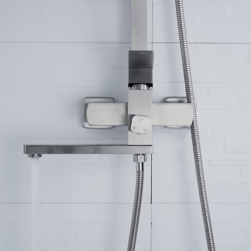 Душевая стойка Shevanik S7036L сатин