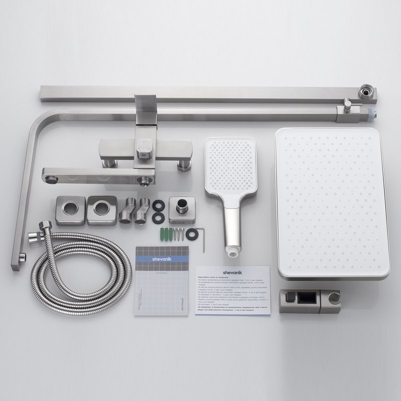 Душевая стойка Shevanik S7036L сатин