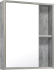 Зеркало-шкаф Runo Эко 52 серый бетон
