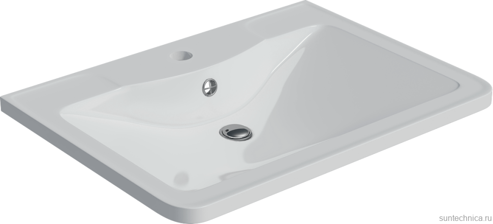 Тумба с раковиной Corozo Алабама 60 Z2 напольная, графит, soft-touch