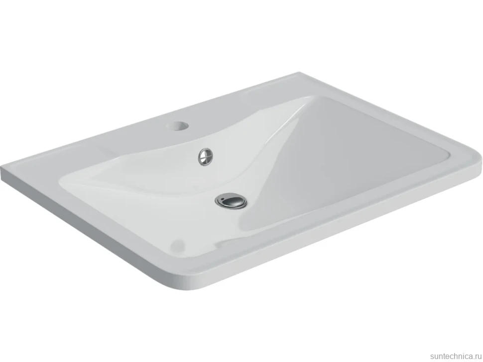Тумба с раковиной Corozo Алабама 60 Z2 напольная, графит, soft-touch