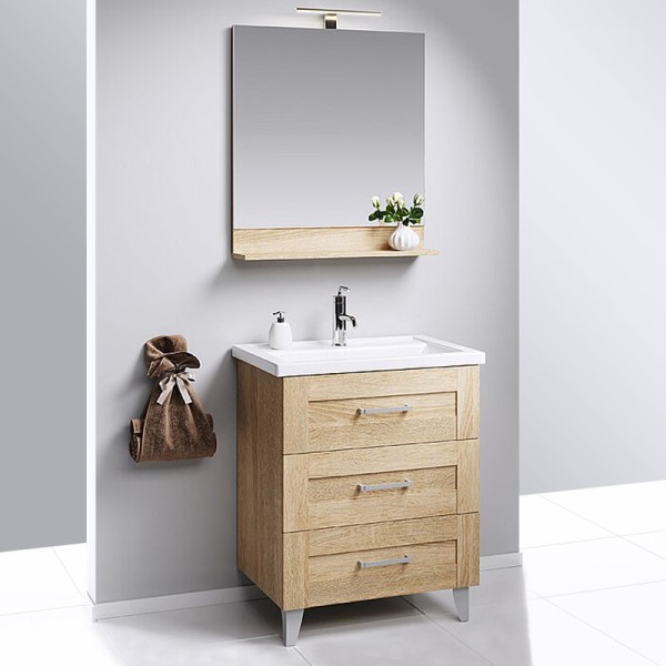 Мебель для ванной комнаты Aqwella Foster 80 напольная