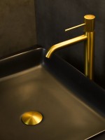 Смеситель для раковины AltroBagno Bilancia AltroBagnoBilancia010227BG матовое золото