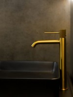 Смеситель для раковины AltroBagno Bilancia AltroBagnoBilancia010227BG матовое золото