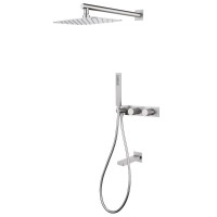 Душевой комплект Abber Rund AF8717SP С ВНУТРЕННЕЙ ЧАСТЬЮ, сатин