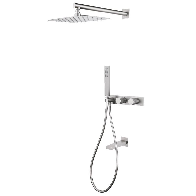 Душевой комплект Abber Rund AF8717SP С ВНУТРЕННЕЙ ЧАСТЬЮ, сатин