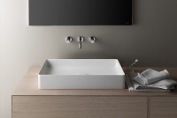 Накладная раковина Laufen Living Square 8.1143.4.000.112.1 60 белая, прямоугольная