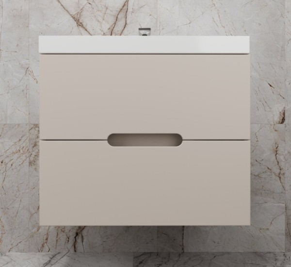 Тумба под раковину Style Line Матис 70 подвесная, крем