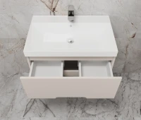 Тумба под раковину Style Line Матис 70 подвесная, крем