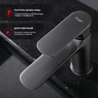 Смеситель для раковины Raglo R03.10.09, графит