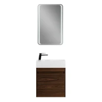 Мебель для ванной комнаты Art&Max Family-M 50 подвесная, bourbon oak, с дверцей