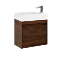 Мебель для ванной комнаты Art&Max Family-M 50 подвесная, bourbon oak, с дверцей