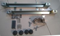 Акриловая ванна Cezares Eco 180x80 см, пристенная, белая, на ножках