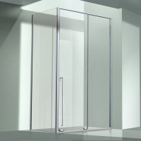 Душевой уголок Allen Brau Fantasy 2.0 120x80, профиль хром, стекло прозрачное