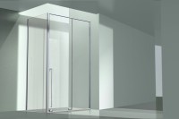 Душевой уголок Allen Brau Fantasy 2.0 120x80, профиль хром, стекло прозрачное
