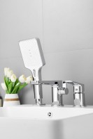 Смеситель на борт ванны BELZ B715 B66715 хром