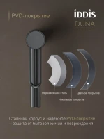 Смеситель для раковины IDDIS Duna DUNGM00i01 графит матовый Смеситель для раковины IDDIS Duna DUNGM00i01 графит матовый