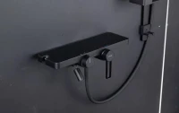 Смеситель для ванны с душем Gappo G96 G3296-26 черный Смеситель для ванны с душем Gappo G96 G3296-26 черный