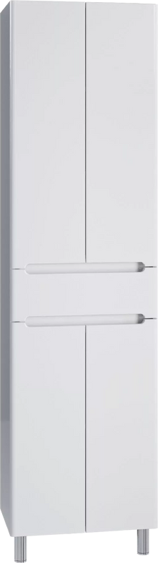 Шкаф пенал для ванной SanStar Адель 50 универсальный, белый