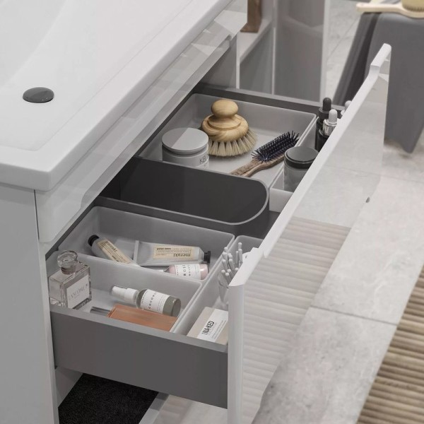 Тумба под раковину SanStar Адель 60 напольная, белая