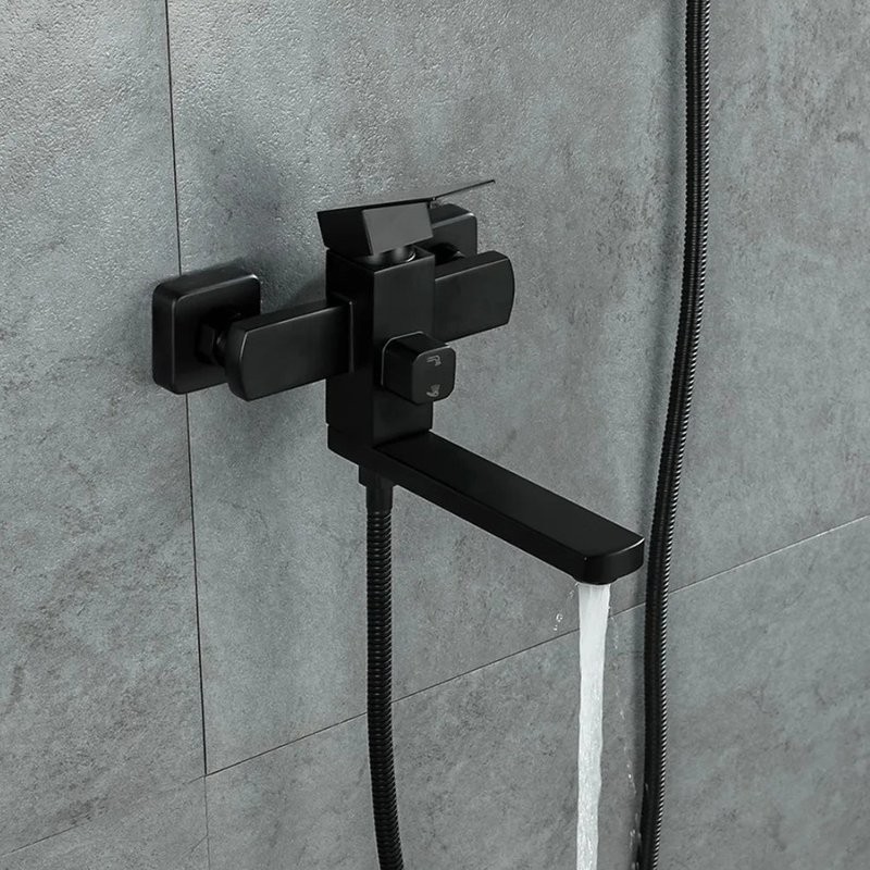 Смеситель для ванны с душем Frap H802-6 F32802-6 черный