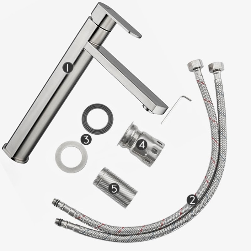 Смеситель для раковины Frap F10805-2 сатин