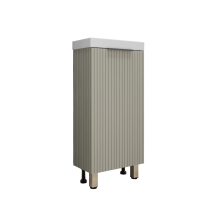 Тумба под раковину без столешницы Style Line Соло 40 санд серая галька