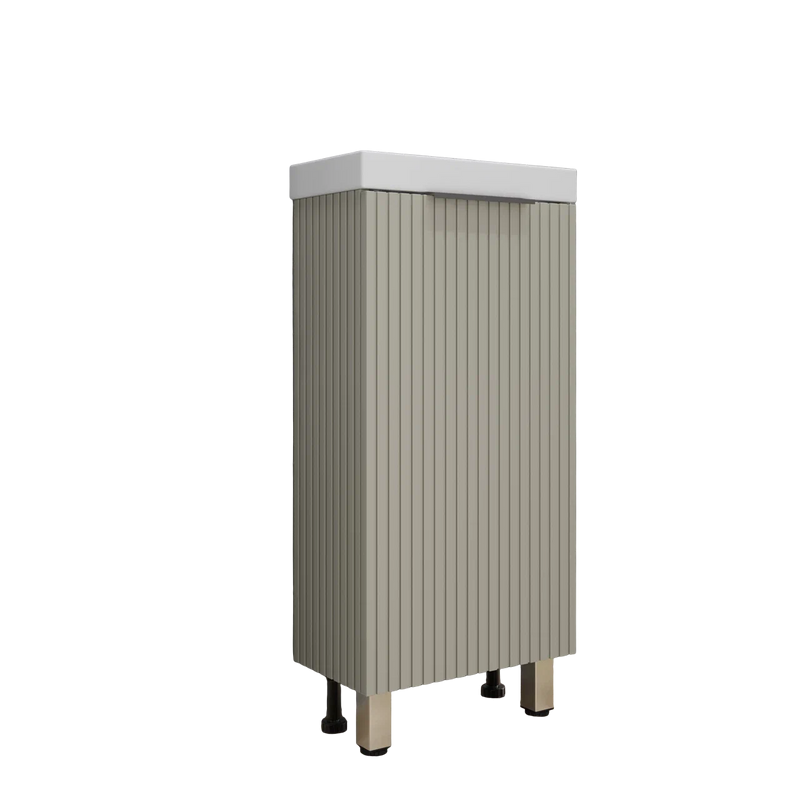 Тумба под раковину без столешницы Style Line Соло 40 санд серая галька